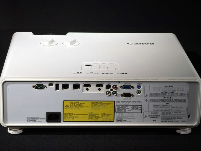 Canon LX-MU500Z projector &mdash; used, 14619 hours of operation