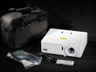 Optoma ZH403 projector &mdash; new, 1 hour of operation