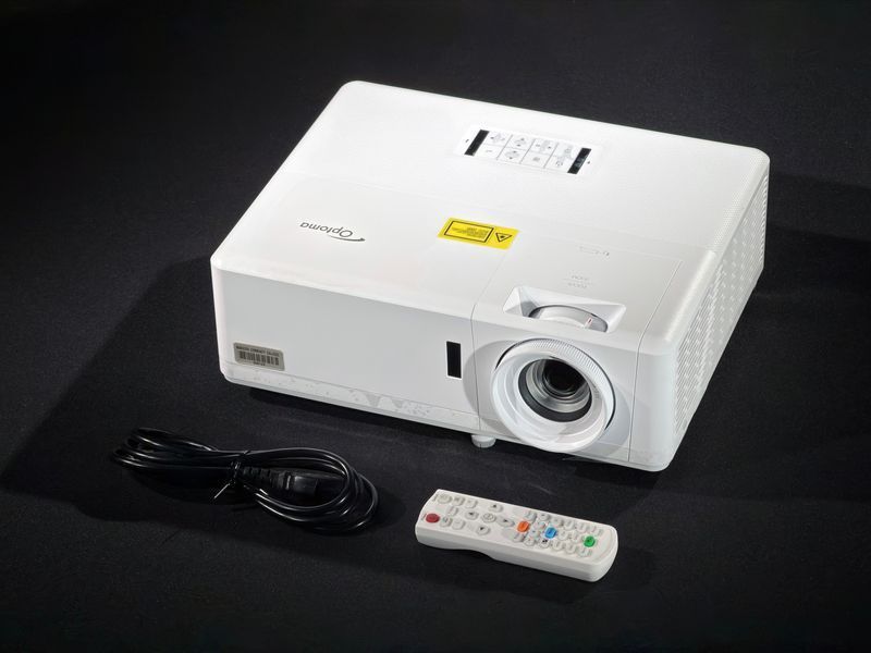 Optoma ZH403 projector &mdash; new, 1 hour of operation
