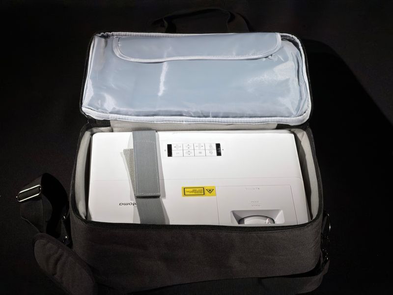 Optoma ZH403 projector &mdash; new, 1 hour of operation