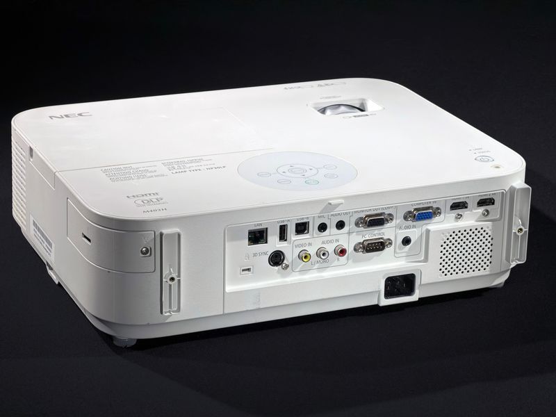 NEC NP-M403H projector &mdash; used, 2923 hours of operation