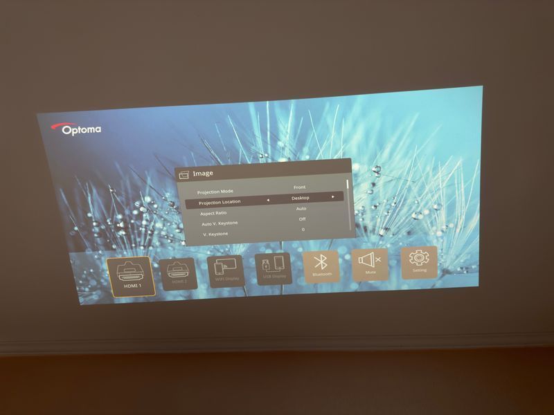 Optoma LH150 projector &mdash; used, 1507 h of operation